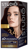 Краска для волос Studio 3.45 Тёмно-каштановый