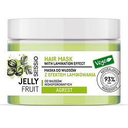 Ламинирующая маска Chantal Sessio Jelly Fruit для низкопористых волос