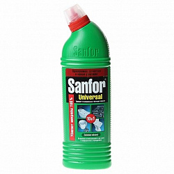 Гель чистящий Sanfor Universal 10в1 Зеленое яблоко 750г