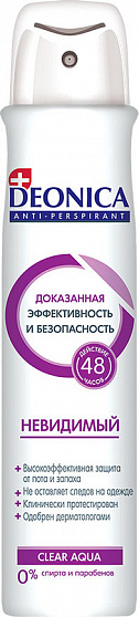 Дезодорант спрей Deonica 200мл Невидимый