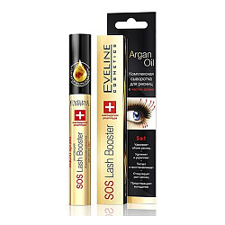 Сыворотка для ресниц Eveline Sos Lash Booster SOS комплексная 5 в 1