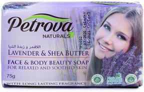 Мыло Petrova Naturals Лаванда и масло ши 75г