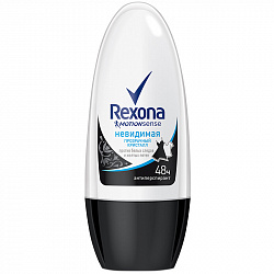 Дезодорант-антиперспирант шариковый Rexona Невидимая защита Прозрачный Кристалл 50мл