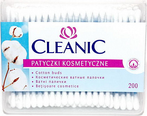 Ватные палочки Cleanic 200шт