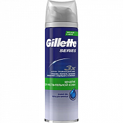 Гель для бритья Gillette TGS Sensitive Skin для чувствительной кожи 200мл