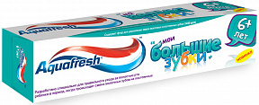 Зубная паста детская AQUAFRESH Мои большие зубки от 6 лет 50мл