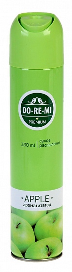 Освежитель воздуха До-ре-ми Премиум Зеленое яблоко 330мл
