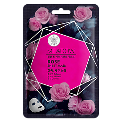 Тканевая маска Mi-Ri-Ne Meadow Роза и Женьшень с ледниковой водой