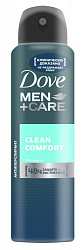 Дезодорант-антиперспирант спрей Dove Men+Care Clean Comfort Экстразащита и Уход 150мл
