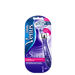 Станок бритвенный женскийGillette Venus Swirl Flexbal с 1 сменной кассетой