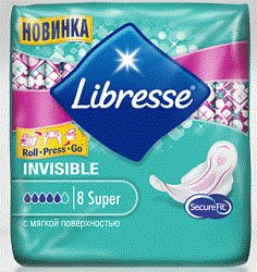 Прокладки Libresse INV Супер Винг 24шт