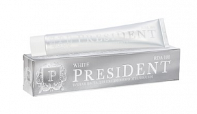 Зубная паста President White дляежедневного отбеливания 75мл