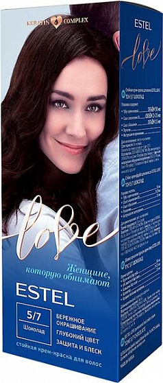 Краска-крем для волос ESTEL Love 5/7 Шоколад