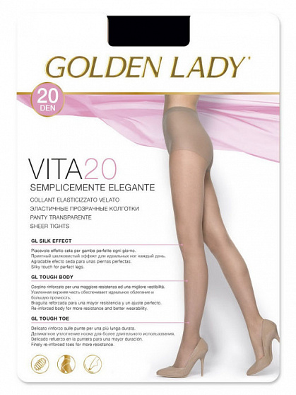 Колготки Golden Lady Vita 20 DEN Nero 4