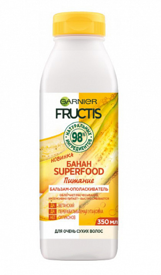 Бальзам для волос FRUCTIS Суперфуд Банан 350мл