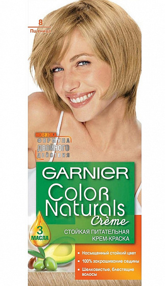 Крем-Краска для волос GARNIER Color Naturals 8 Пшеница