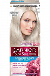 Краска для волос GARNIER Роскошь цвета 901 Серебристый блонд
