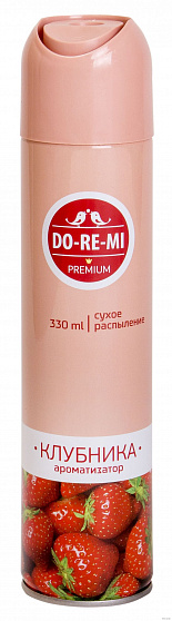 Освежитель воздуха До-ре-ми Премиум Клубника 330мл