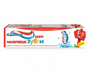 Зубная паста детская AQUAFRESH Мои молочные зубки 50мл