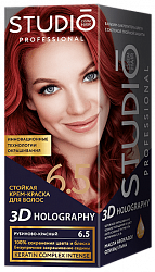 Краска для волос Studio 6.5 Рубиново-красный
