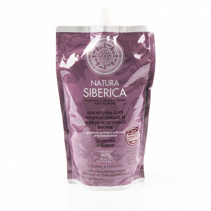 Шампунь NATURA SIBERICA Защита и блеск для окрашенных волос 500мл